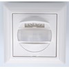 Huber Motion 180° Motion Detector, White, Recessed, Flush-Mounted, Energy-Efficient