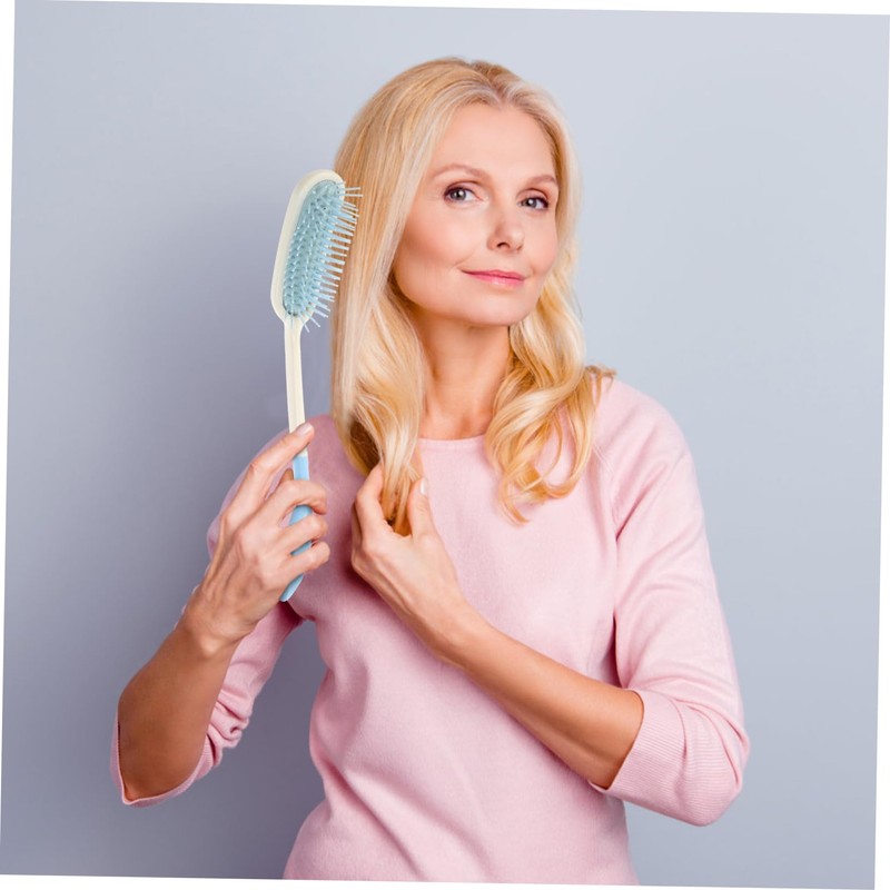 TOVINANNA Elderly Hair Comb Long Handle Comfortable Com for Disabled