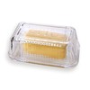 Glass Butter Dish with Lid from 1500 C Tabletop Farm-house