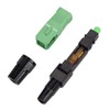 100Pcs Embedded Optic Fiber Connector, Optic Fiber Quick Connector SC/APC