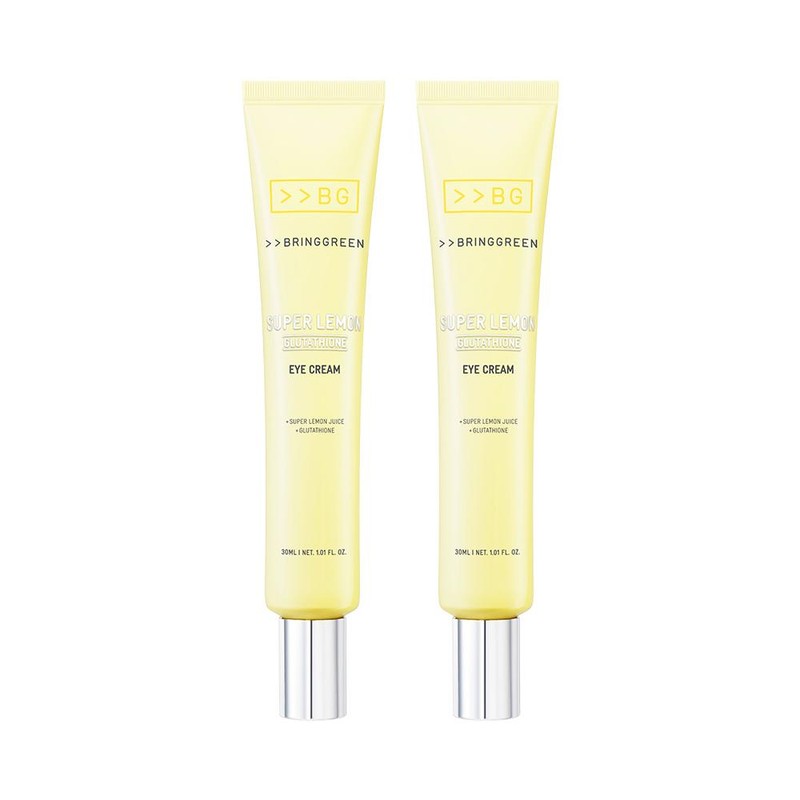 BRINGGREEN Super Lemon Glutathione Eye Cream 30ml Double Pack -