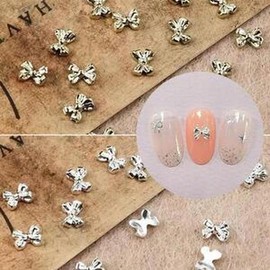 Mini Bling Metal Ribbon Parts / 미니 블링 메탈 리본 파츠