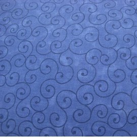 108” Wide 100% Cotton Tilt-A-Whirl Navy Quilt Backing