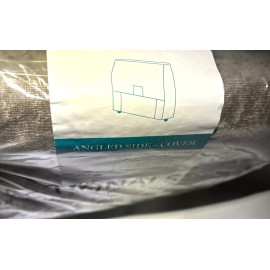 LoveSac Sactionals Angled Side Cover Venetian Taupe Corded Velvet HM0894, NEW