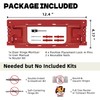 Door Jamb Hinge Jig Compatible with 8 Sizes from 2-1/2"