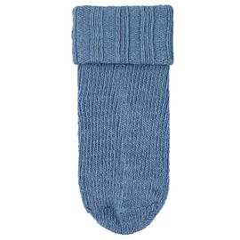 Sterntaler Fli Fli Wool - Boys Tile Speedster with Envelope - Stopper Socks with Wool - Skin-friendly Socks - Baby and Children's Stockings with Non-Slip Sole, mid-blue