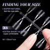 Gelike EC Extra Short Almond Gel Nail Tips Kit for