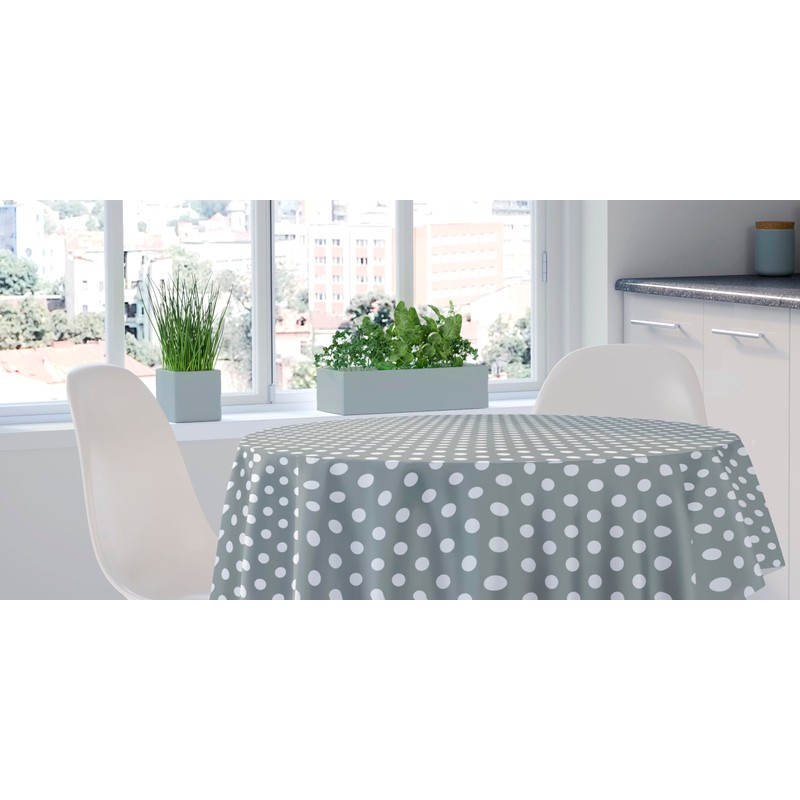 Home Direct Round Oilcloth PVC Wipe Clean Tablecloth Table Cover