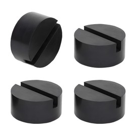 Suvnie 4 PCS Rubber Jack Pads, Universal Heavy Duty Slotted Floor Jack Pad Adapter, Vehicle Pinch Weld Side Frame Rail Protector Pad, Lift Protection Tool Car Accessories