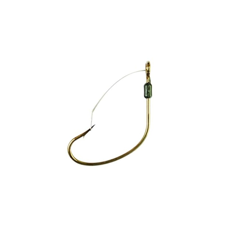 Eagle Claw Kahle Weedless Hook, Bronze, 3/0