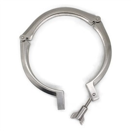 QMINOX 6 Inch Three Segment Tri Clamp Clover Sanitary Stainless Steel 304 Tri Clamp