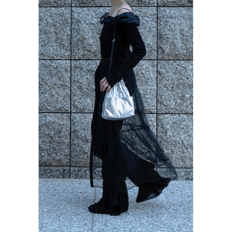 Rename RSG23136 3-Way Shiny Drawstring Tote Shoulder Bag