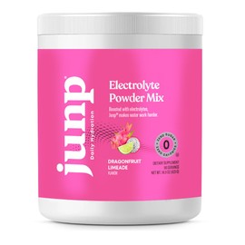 JUNP Hydration Electrolyte Powder, Electrolytes Drink Mix, Hydration Mix, Sugar Free, Gluten Free, 0 Calories, 0 Carbs, Keto Friendly, NON - GMO Kosher, 90 Servings. (Peach)… (Dragonfruit Limeade)