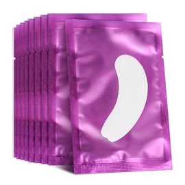 Lunamoon Eye Pads for Eyelash Extension Eyelash Pads Eyelash Extension Pad Eyelash Colouring Pad Eyelash Lifting Pad Eye Gel Patch for Eyelash Extensions 50 Pairs (Willowleaves Purple)