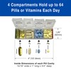 Medcenter Monthly Pill Organizer System 4 Times a Day, 31