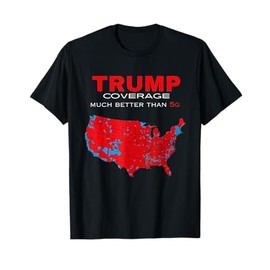 Trump Coverage USA presidential election results map T-Shirt