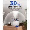 ZhenD 16 Pack Humidifier Cleaner Anti-Scale Balls: Stop White Dust,