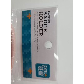 Pen & Gear Badge Holder Name Tags Use Vertically Or Horizontally - Pink color