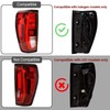 CONLLCON Tail lights Assembly Compatible with 2019-2024 GMC Sierra 1500