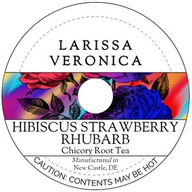 Hibiscus Strawberry Rhubarb Chicory Root Tea (Single Serve K-Cup Pods) (12 pods, ZIN: 576628)