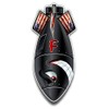Magnet F Bomb Magnetic vinyl bumper sticker sticks to any metal fridge, car, signs 5"