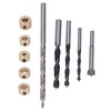 5Pcs Pocket Hole Drill Bit 3 Knife Points High Speed
