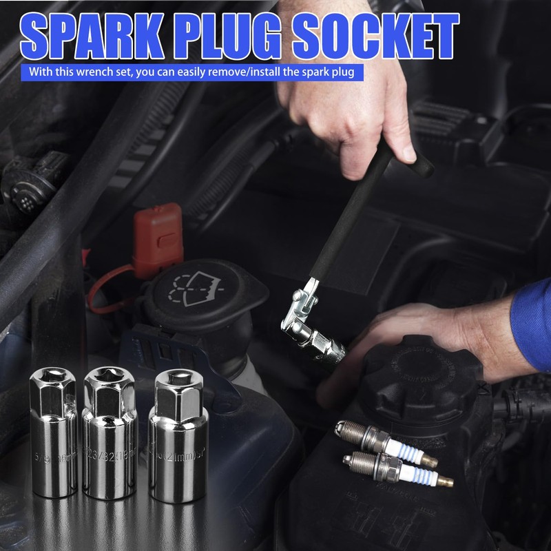 oumuik Spark Plug Socket 16/18/21 mm – Spark Plug Wrench