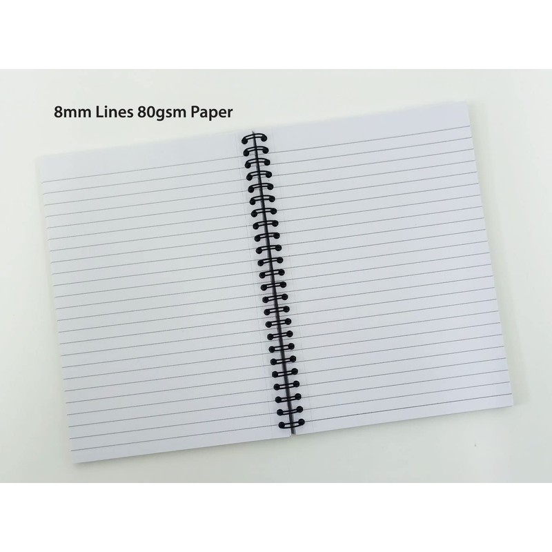 Noti A5 Jot-On Notebook Wirebound, Ruled & Perforated, 200 pages,