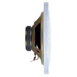 Magnadyne SK525TL 10 Watt Coaxial Speakers 5 1/4 inch Dual Cone with Grill 1 Pair - White