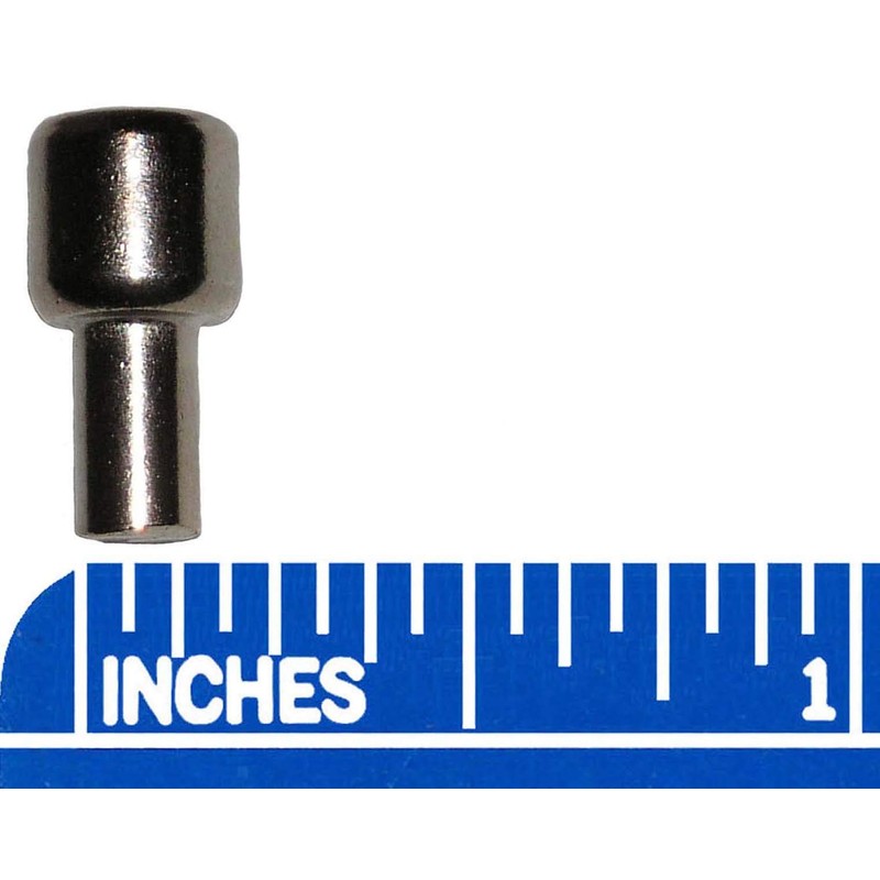 5mm x 8mm x 16mm Long Chrome Shelf Support Rest