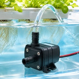 Mini 240L/H Brushless Submersible Water Pump, 12V 4.8W / 24V 5.8W