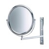 JERDON Two-Sided Wall-Mounted Makeup Mirror with 3X-1X Magnification –9” Diameter