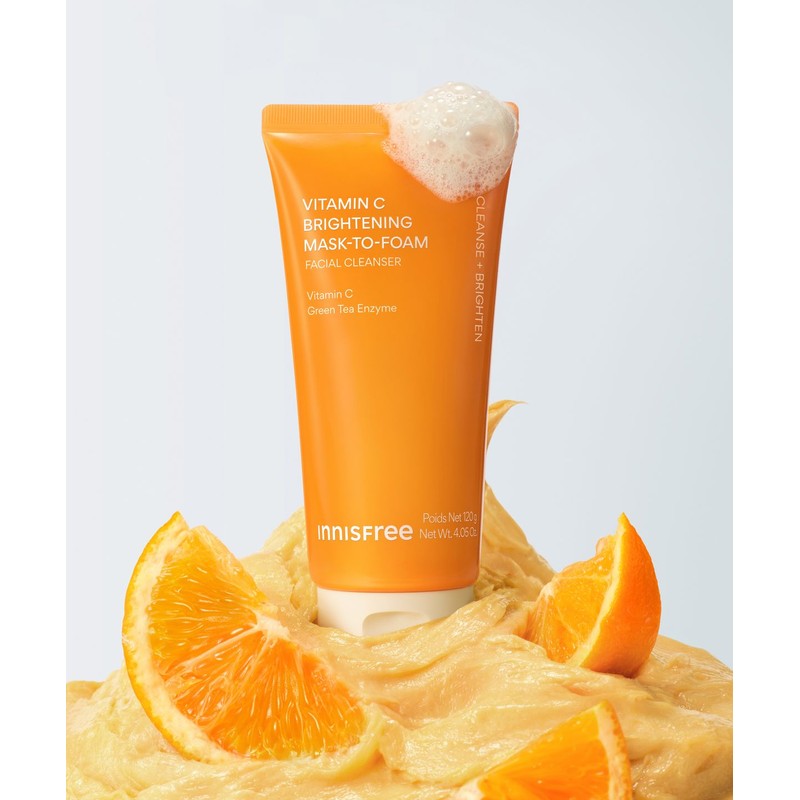 Innisfree Vitamin C Brightening Pack-to-Foam 120g 2 pieces