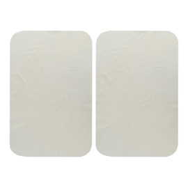 BloomSesame Natural Chamois Car Wash Chamois Cloth, Regular Shape, 15.7 x 25.6 inches (40 x 65 cm), 2 Pieces