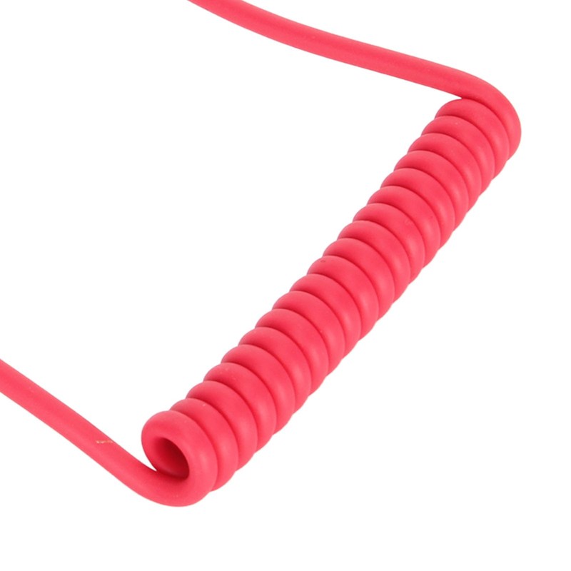 Cable de Conexión en Espiral de ángulo Recto Macho a