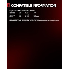 Torchbeam CV Axle Shaft Assembly Compatible with 2008-2010 2013-2014 C300, 2013-2015 C350, 2015 E400, Front CV Axle 66-9306 66-9307