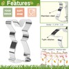 Easter Cookie Cutters Set - rabbit, Bunny, Carrot, Rabbit Face