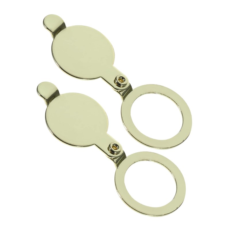 VILLFUL 5sets Peep Hole Cover Plate Door Peephole Cover Decorative