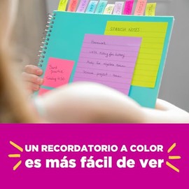 Post-it Notas Adhesivas, Color Amarillo Canario, 7.6cm x 7.6 cm, 6 pads, 100 hojas por pad