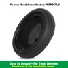 Professionelle Ersatz-Ohrpolster, kompatibel mit Teufel Airy Headset-Ohrpolstern mit weicherem Proteinleder/Memory-Schaum