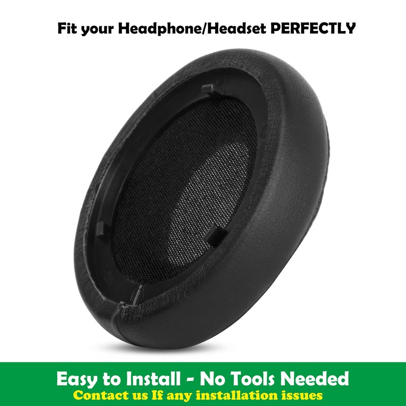 Professionelle Ersatz-Ohrpolster, kompatibel mit Teufel Airy Headset-Ohrpolstern mit weicherem Proteinleder/Memory-Schaum