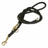 Dean and Tyler Noburu Multifunctional Rolled Leash, Black 7-Feet by