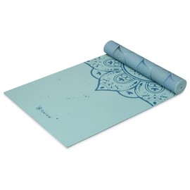 Gaiam Yoga Mat - Premium 6mm Print Reversible Extra Thick Non Slip Exercise & Fitness Mat for All Types of Yoga, Pilates & Floor Workouts (68" x 24" x 6mm Thick)