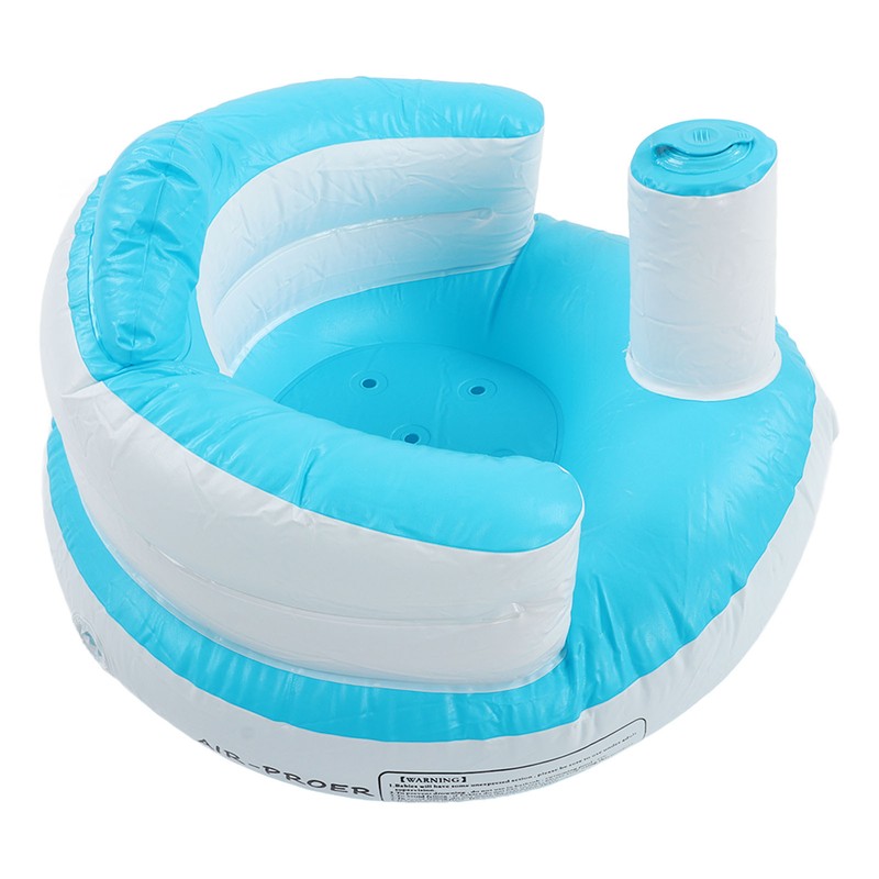 Baby Learning Chair Infant Inflatable Sofa Press Inflatable Baby Bath