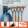 REEWII 14" Large Heavy Duty Garage Hooks, 4 Pack Double-Layer