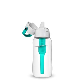 Dafi Filter Bottle Solid | Colour Turquoise 0.5 L | Eliminates Chlorine Taste and Odour, Use at Home During Training, in the Gym