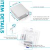 LUXRITE 4 Inch Ultra Thin Square LED Recessed Lighting, 12W,