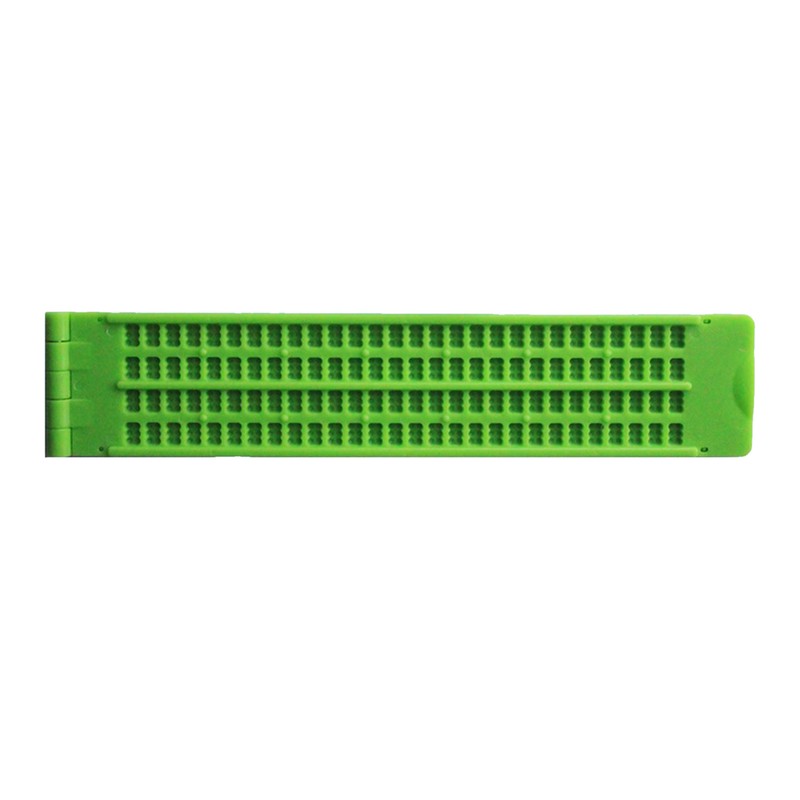 4 Lines 28 Cells Braille Writing Slate Plastic Learning Tools