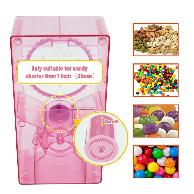YOBRO Retro Candy Dispenser,Candy Machine- Gumball & Nut Dispenser for