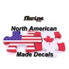 4 Ripped Claw Marks 6'' Solid Silver Vinyl Sticker Decals
